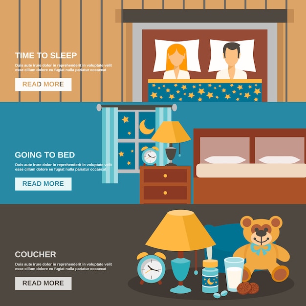 Sleep Time Banner Set