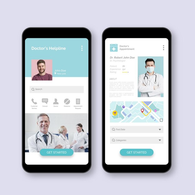 Solicitud de reserva médica con foto
