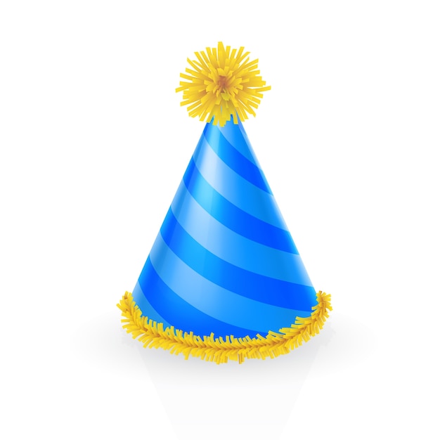 Vector gratuito sombrero de fiesta decorado