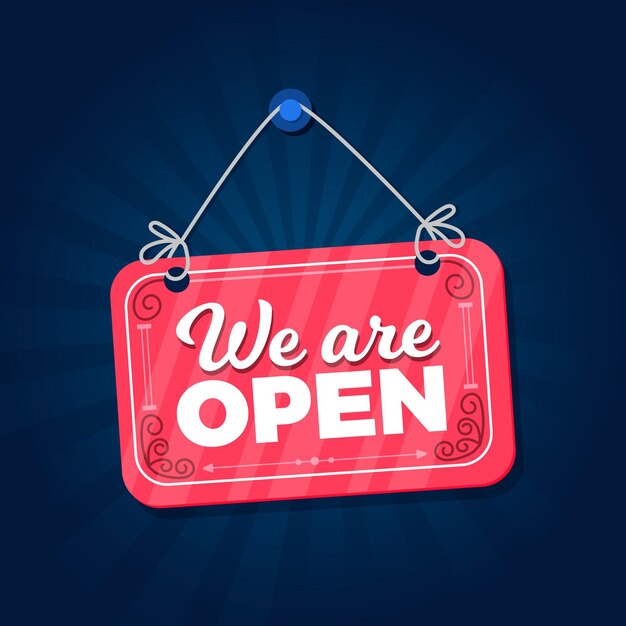 Somos signo abierto en diseño plano