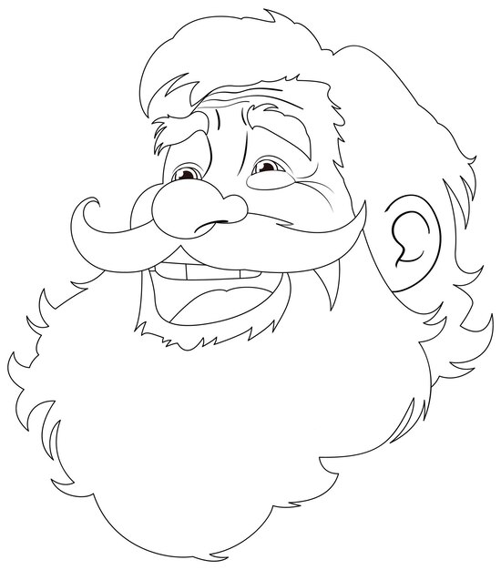 Sonriente personaje de dibujos animados de viejo leñador