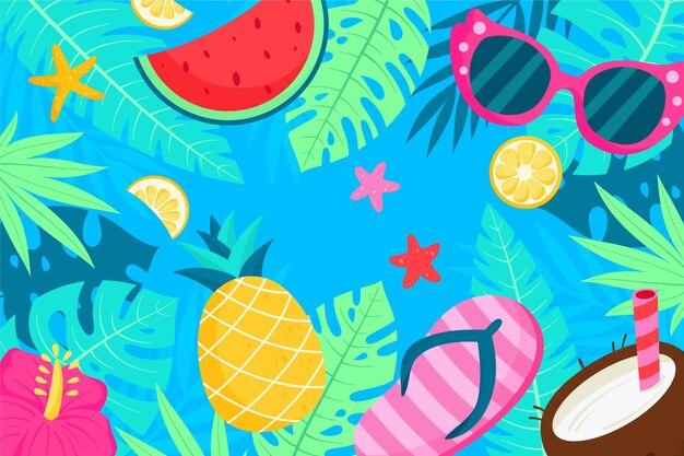 Sorteo de fondo de verano