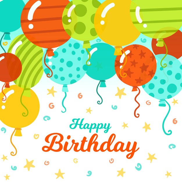 Sorteo de papel tapiz de cumpleaños