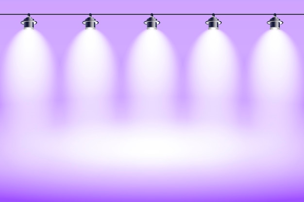 Spot luces de fondo estudio violeta