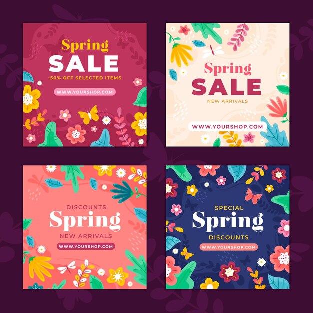 Spring sale instagram posts