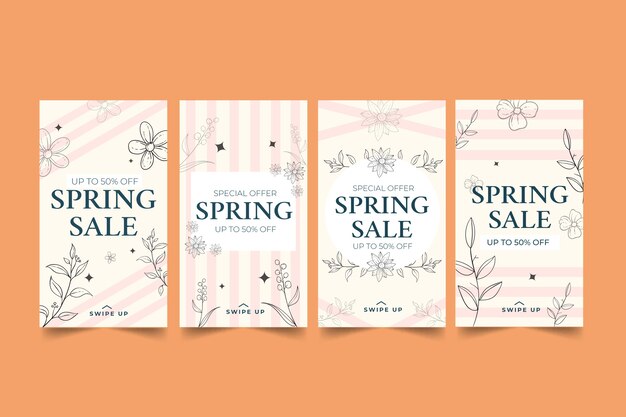 Spring sale instagram story collection