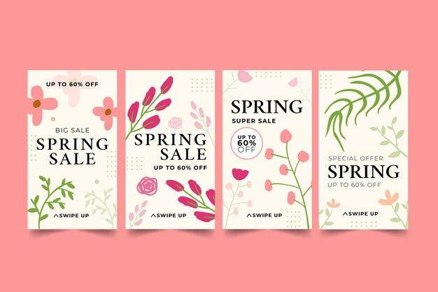 Spring sale instagram story collection