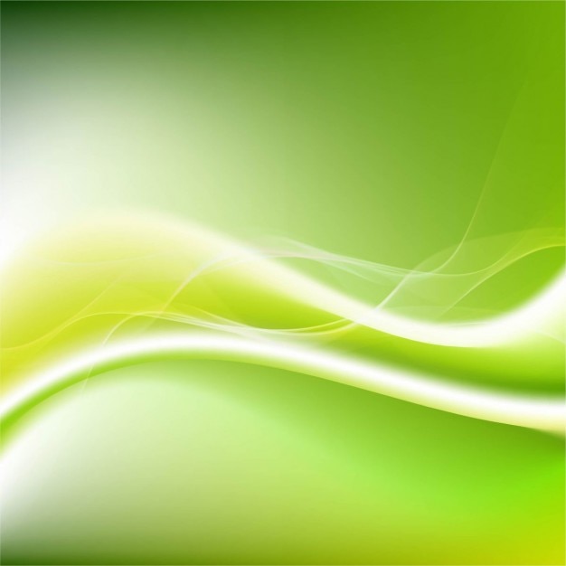 Suave fondo verde con formas onduladas
