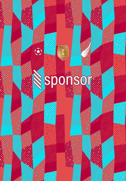 Vector gratuito sublimación diseños de indumentaria deportiva plantillas de uniformes de fútbol profesionales diseños de camisetas de fútbol