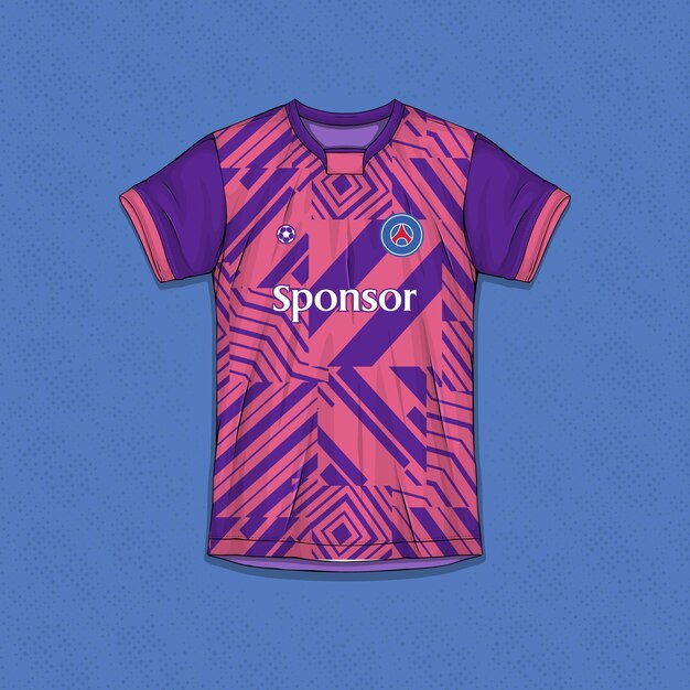 Sublimación Ropa de ejercicio Vectores Diseños de camisetas de fútbol personalizables