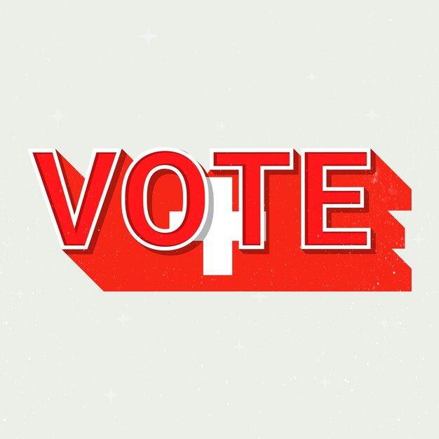 Suiza elección voto texto vector democracia