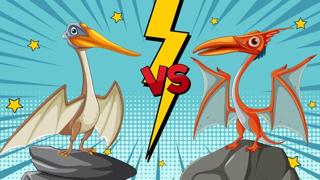 Los superhéroes dinosaurios se enfrentan