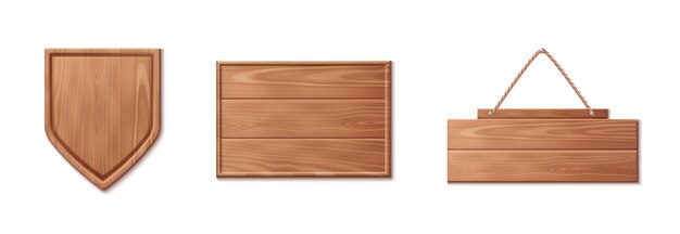 Tablero de señales de textura de madera 3D Marco de tabla de madera