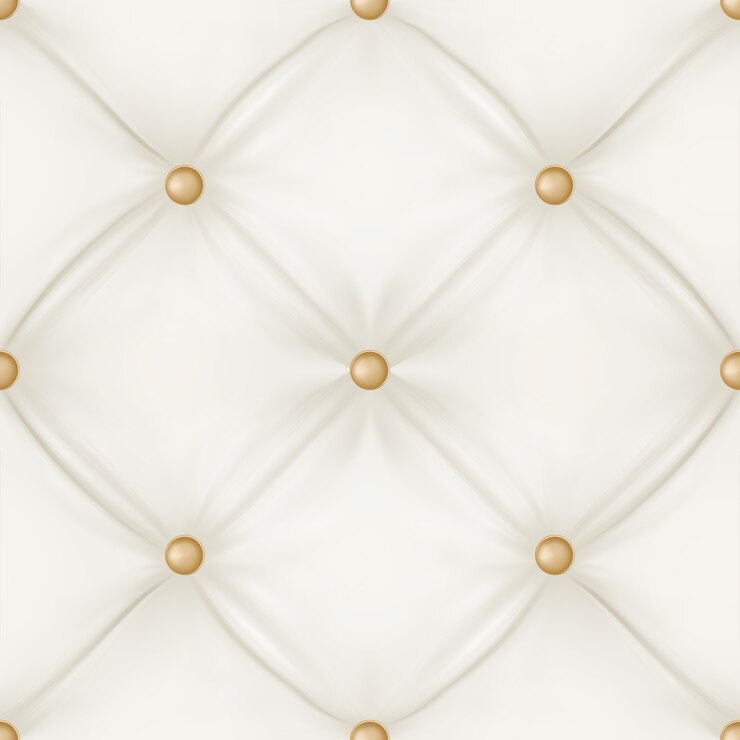 Vector gratuito tapicería de cuero blanco de fondo transparente.