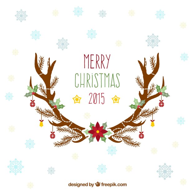 Tarjeta de agradecimiento de navidad 2015