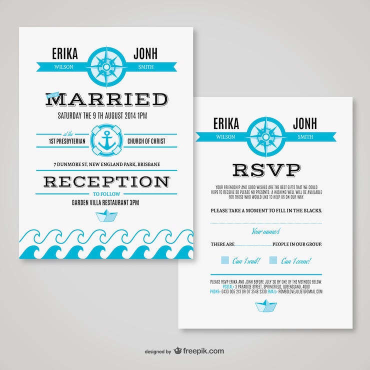 Vector gratuito tarjeta de boda retro