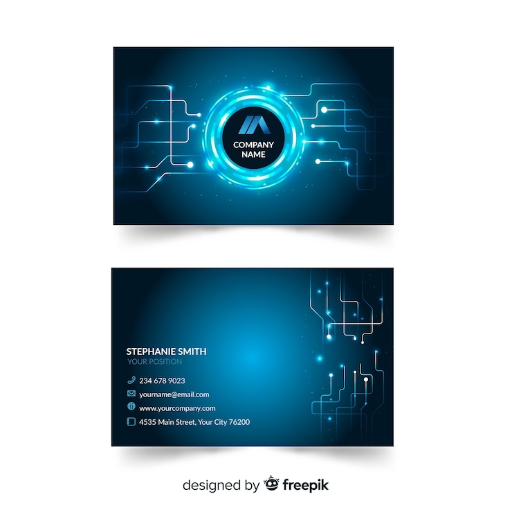 Vector gratuito tarjeta comercial
