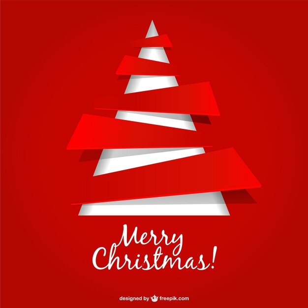 Tarjeta creativa de Navidad 3D