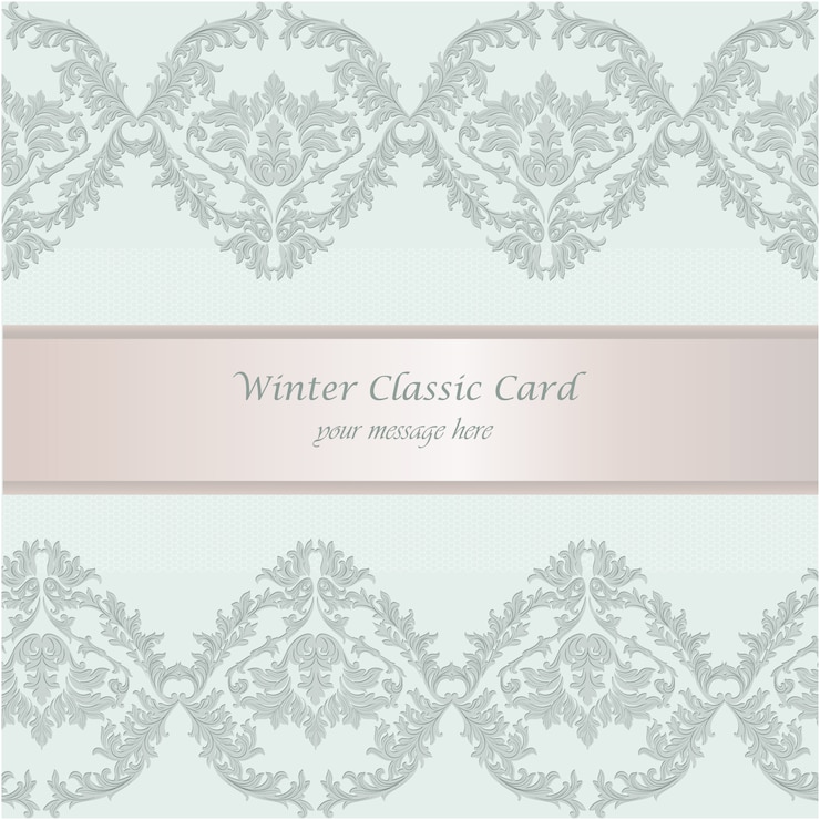 Vector gratuito tarjeta con diseño ornamental