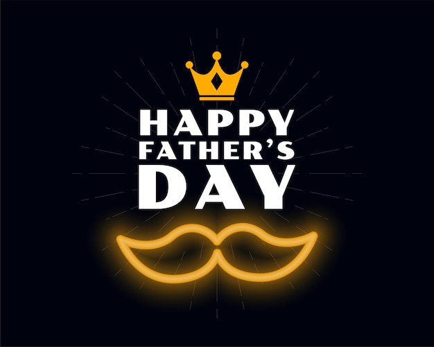 Vector gratuito tarjeta de evento del día del padre feliz para el papá perfecto