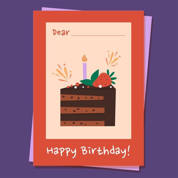 Tarjeta de felicitación de cumpleaños