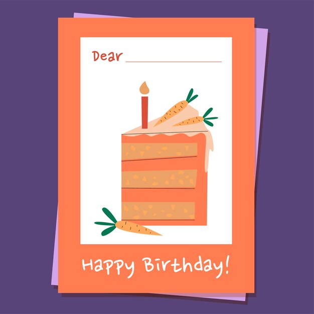 Tarjeta de felicitación de cumpleaños