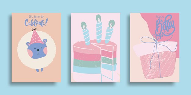 Tarjeta de felicitación e invitación de vacaciones.
