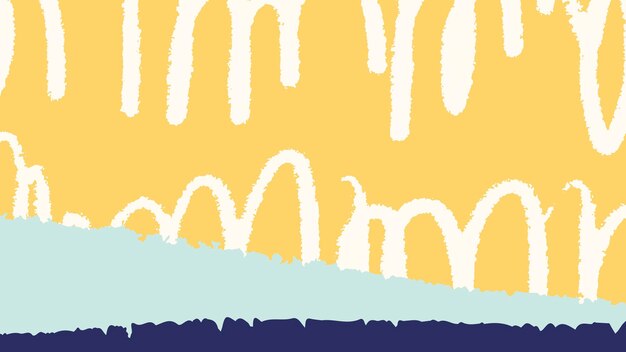 Tarjeta de felicitación estampada abstracta dibujada a mano colorida