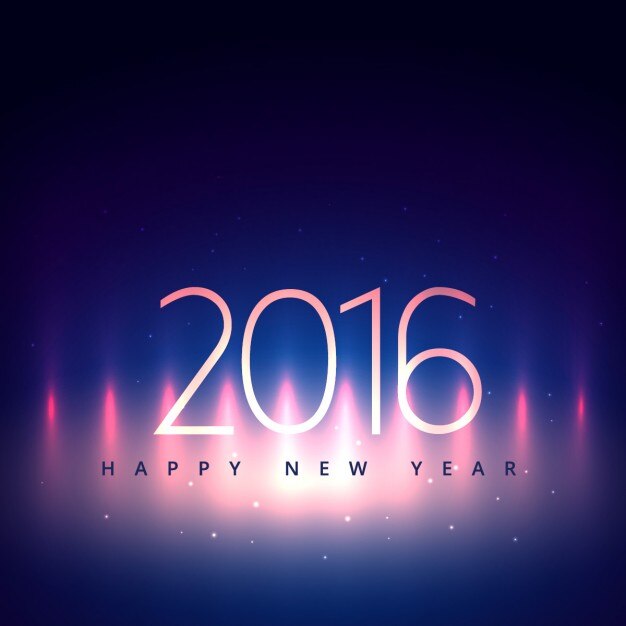 tarjeta de feliz año nuevo creativa