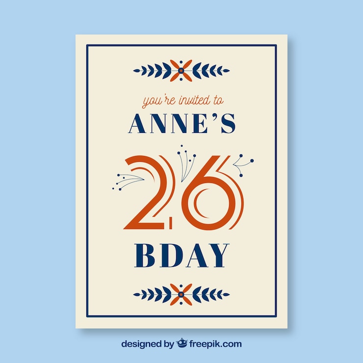 Vector gratuito tarjeta de feliz cumpleaños en estilo plano