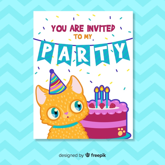 Vector gratuito tarjeta de feliz cumpleaños