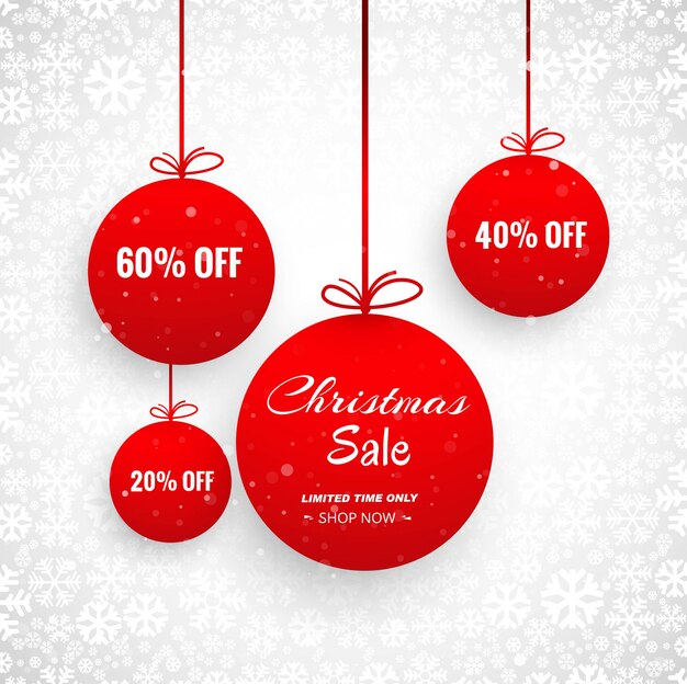 Tarjeta de feliz navidad con diseño de bola decorativa venta