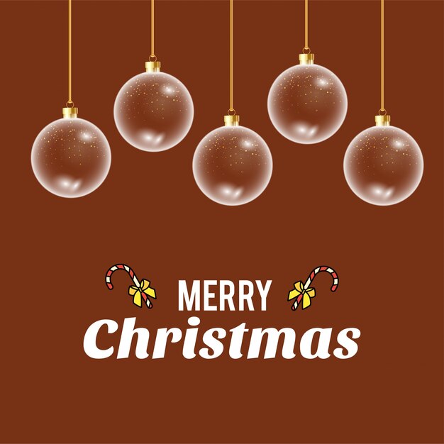 Tarjeta de feliz Navidad con el vector de diseño creativo