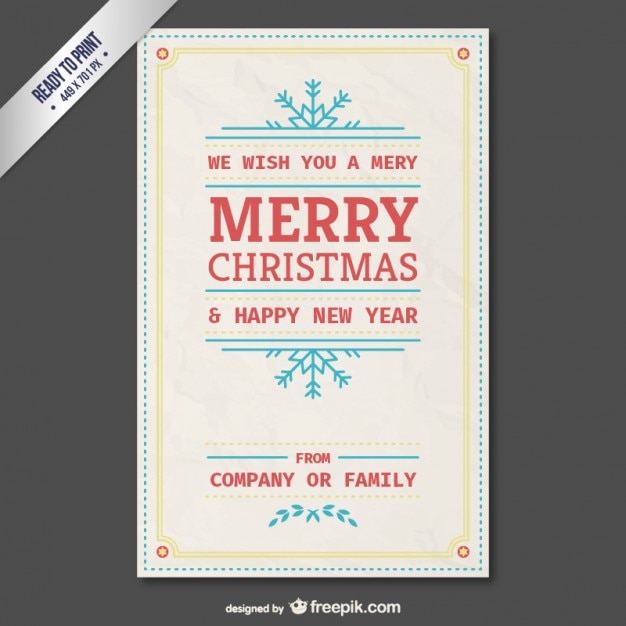 Tarjeta de Feliz Navidad