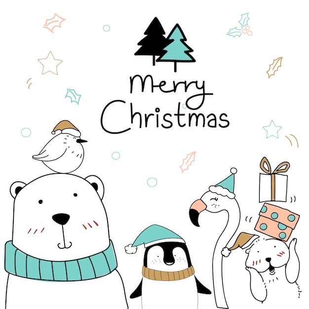 Tarjeta de feliz navidad