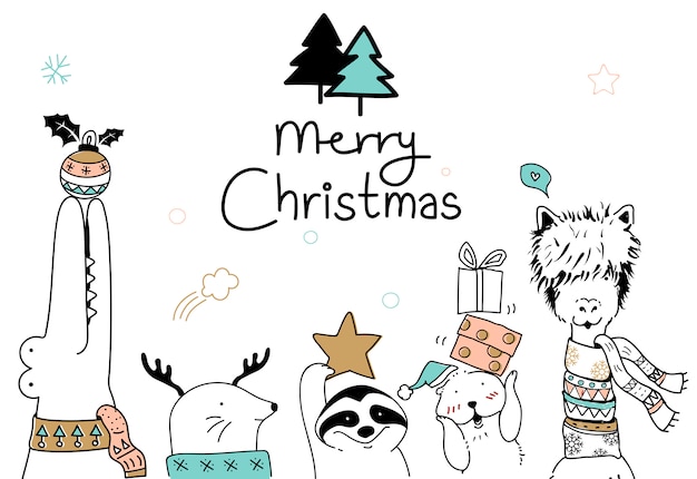Tarjeta de feliz navidad
