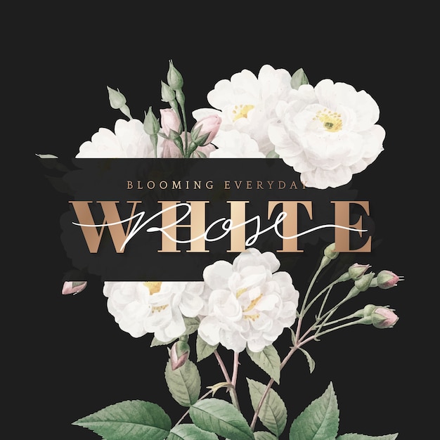 Tarjeta floral