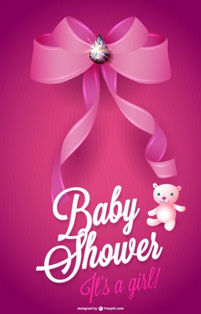 Tarjeta gratis de baby shower
