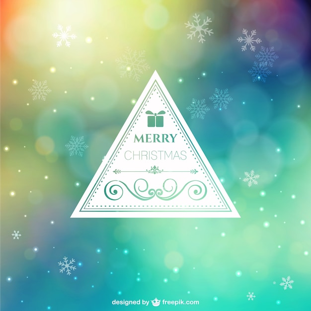 Tarjeta de Navidad abstracta