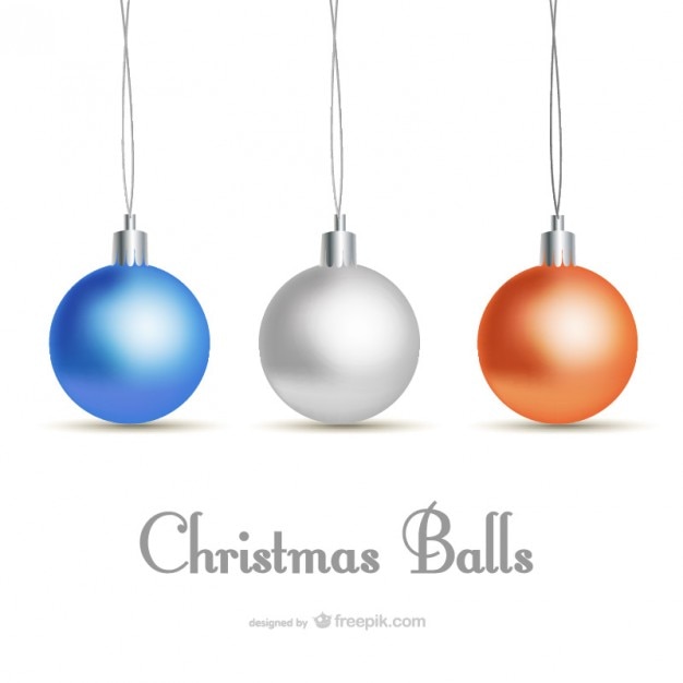 Tarjeta de Navidad de estilo clásico con bolas