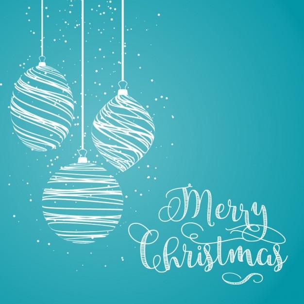 Tarjeta de Navidad en estilo dibujado a mano