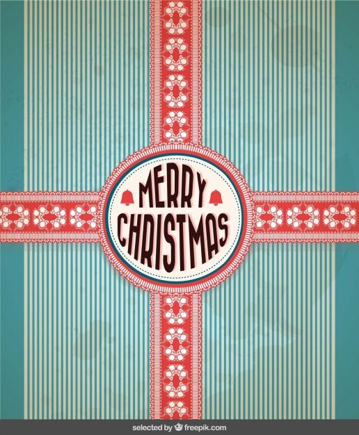Tarjeta de Navidad en el estilo del libro