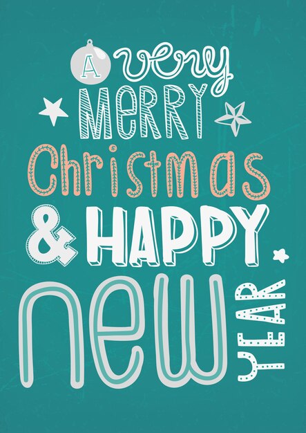 Tarjeta de Navidad de Grunge CMYK