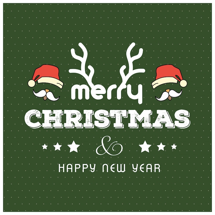 Vector gratuito tarjeta de navidad