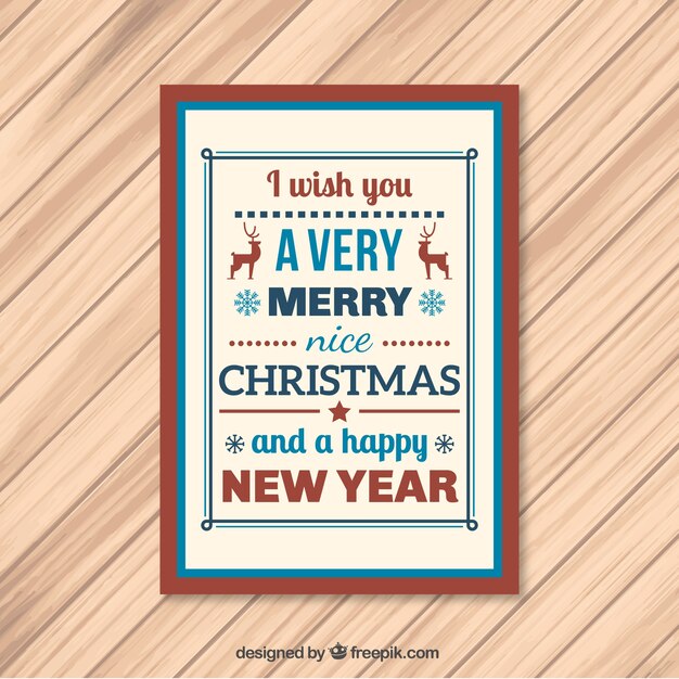 Tarjeta de navidad