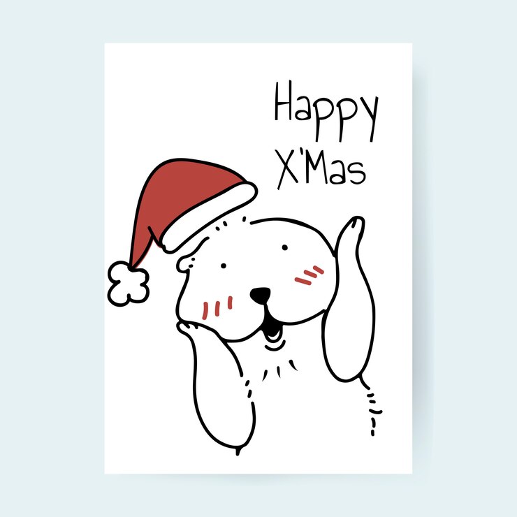 Vector gratuito tarjeta de navidad