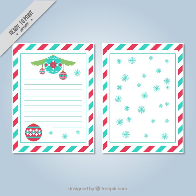 Tarjeta navideña con marco decorativo