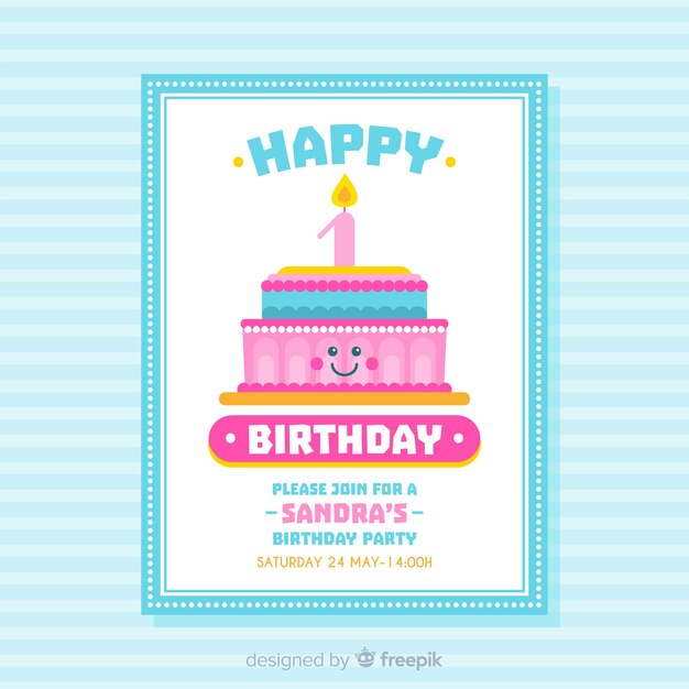Tarjeta primer cumpleaños