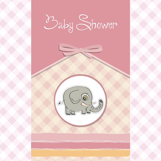 Tarjeta romántica de baby shower