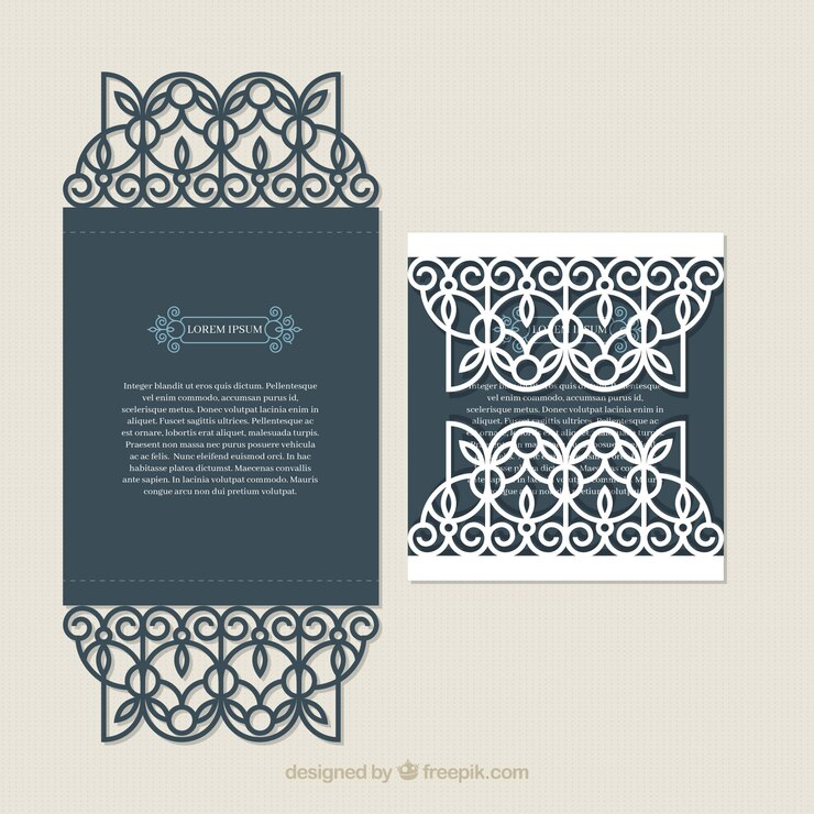 Vector gratuito tarjeta vintage con decoración elegante